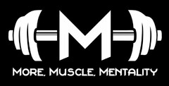 M MORE. MUSCLE. MENTALITY