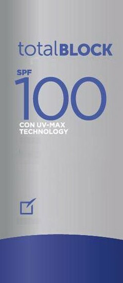 TOTALBLOCK SPF 100 CON UV-MAX TECHNOLOGY