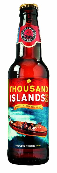 SACKETS HARBOR BREWING COMPANY 239-1952THOUSAND ISLANDS PALE ALE SACKETS HARBOR BREWING CO.