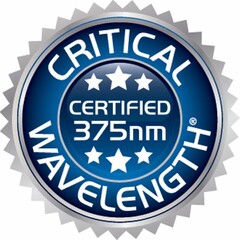 CRITICAL WAVELENGTH CERTIFIED 375NM