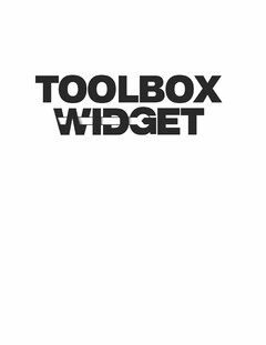 TOOLBOX WIDGET