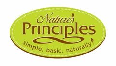 NATURE'S PRINCIPLES SIMPLE, BASIC, NATURALLY!