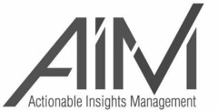 AIM ACTIONABLE INSIGHTS MANAGEMENT