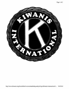 K KIWANIS INTERNATIONAL