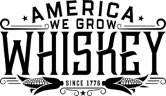 AMERICA WE GROW WHISKEY SINCE 1776