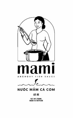 MAMI ANCHOVY FISH SAUCE NET WT.700ML MADE IN VIETNAM