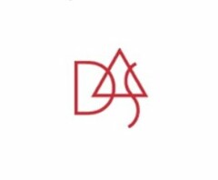 STYLIZED "D", A TRIANGLE, AND A STYLIZED "S"