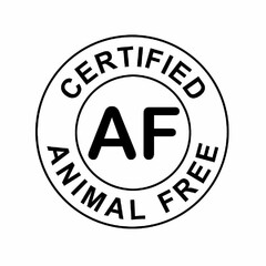 AF CERTIFIED ANIMAL FREE