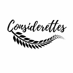 CONSIDERETTES