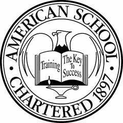 AMERICAN SCHOOL CHARTERED 1897 TRAINING THE KEY TO SUCCESS