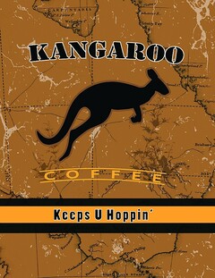 KANGAROO COFFEE KEEPS U HOPPIN'