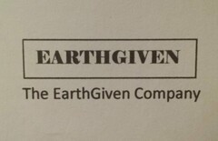 EARTHGIVEN THE EARTHGIVEN COMPANY