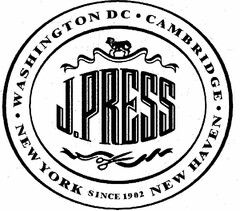 J. PRESS NEW YORK · WASHINGTON DC · CAMBRIDGE · NEW HAVEN SINCE 1902