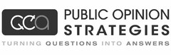 PUBLIC OPINION STRATEGIES TURNING QUESTIONS INTO ANSWERS