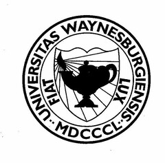 UNIVERSITAS WAYNESBURGIENSIS ·· MDCCCL ·· FIAT LUX