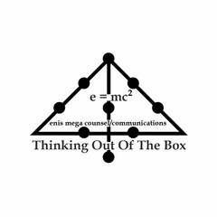 THINKING OUT OF THE BOX E = MC2 ENIS MEGA COUNSEL/COMMUNICATIONS