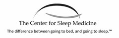 THE CENTER FOR SLEEP MEDICINE THE DIFFERENCE BETWEEN GOING TO BED, AND GOING TO SLEEP