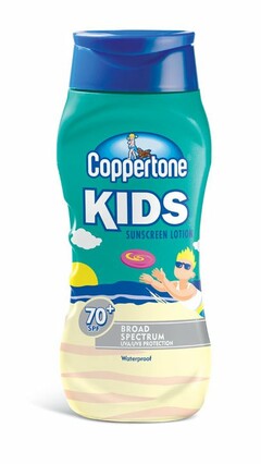 COPPERTONE KIDS SUNSCREEN LOTION BROAD SPECTRUM UVA/UVB PROTECTION WATERPROOF