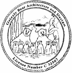 GRIZZLY BEAR ARCHITECTURE AND DESIGN LICENSE NUMBER C 32567