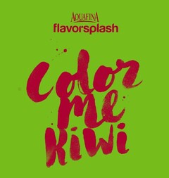 AQUAFINA FLAVORSPLASH COLOR ME KIWI