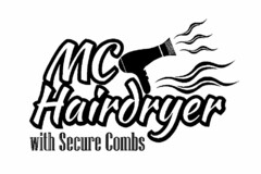 MC HAIRDRYER WITH SECURE COMBS