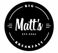 BIG MATT'S EST. 2004 BREAKFAST