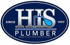 HIS PLUMBER SINCE 1997 SERVING THE LORDTHROUGH SERVING YOUR NEEDS
