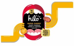 3G* NET CARBS HILO LIFE SUPER CHEESY CRISPY CHEDDAR CHEESE & ALMONDS SNACK MIX KETO YOUR WAY!