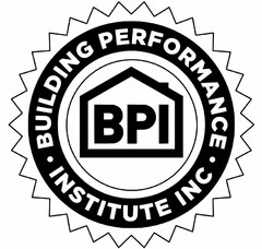 BPI BUILDING PERFORMANCE INSTITUTE INC