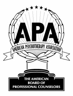 APA AMERICAN PSYCHOTHERAPY ASSOCIATION THE AMERICAN BOARD OF PROFESSIONAL COUNSELORS