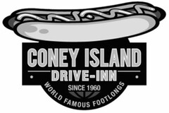 CONEY ISLAND DRIVE-INN SINCE 1960 WORLD FAMOUS FOOTLONGS