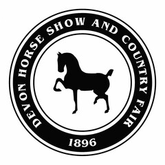 DEVON HORSE SHOW AND COUNTRY FAIR 1896