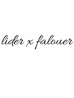 LIDER X FALOUER