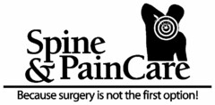 SPINE & PAINCARE BECAUSE SURGERY IS NOT THE FIRST OPTION!