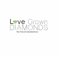 LOVE GROWN DIAMONDS FOR FUTURE GENERATIONS