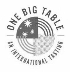 ONE BIG TABLE AN INTERNATIONAL TASTING