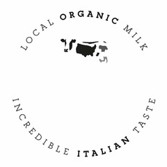 LOCAL ORGANIC MILK INCREDIBLE ITALIAN TASTE