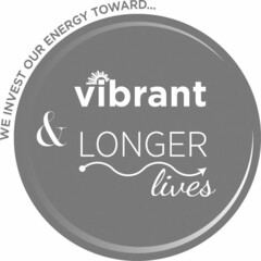 WE INVEST OUR ENERGY TOWARD...VIBRANT & LONGER LIVES