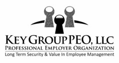 KEY GROUP PEO, LLC PROFESSIONAL EMPLOYER ORGANIZATION LONG TERM SECURITY & VALUE IN EMPLOYEE MANAGEMENT