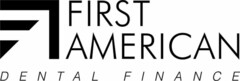 FIRST AMERICAN DENTAL FINANCE