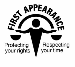 FIRST APPEARANCE PROTECTING YOUR RIGHTS RESPECTING YOUR TIME