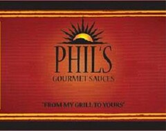 PHIL'S GOURMET SAUCES, FROM MY GRILL TO YOURS