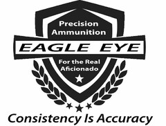 EAGLE EYE PRECISION AMMUNITION FOR THE REAL AFICIONADO CONSISTENCY IS ACCURACY