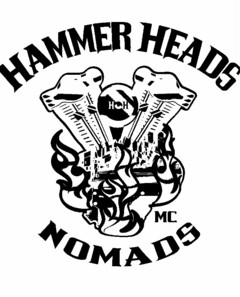 V HAMMER HEADS NOMADS MC HOH