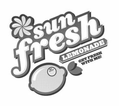 SUNFRESH LEMONADE GET FRESH WITH ME! EST.1927