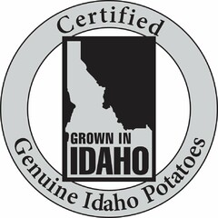 CERTIFIED GENUINE IDAHO POTATOES GROWN IN IDAHO