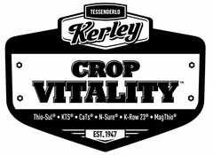 TESSENDERLO KERLEY CROP VITALITY THIO-SUL ·KTS·CATS·N-SURE·K-ROW 23·MAGTHIO EST. 1947