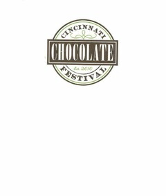 CINCINNATI CHOCOLATE FESTIVAL EST. 2010