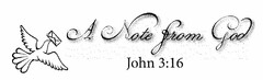 A NOTE FROM GOD JOHN 3:16