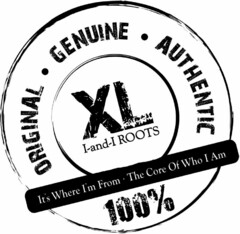 I-AND-I ROOTS IT'S WHERE I'M FROM - THE CORE OF WHO I AM XL ORIGINAL GENUINE AUTHENTIC 100%